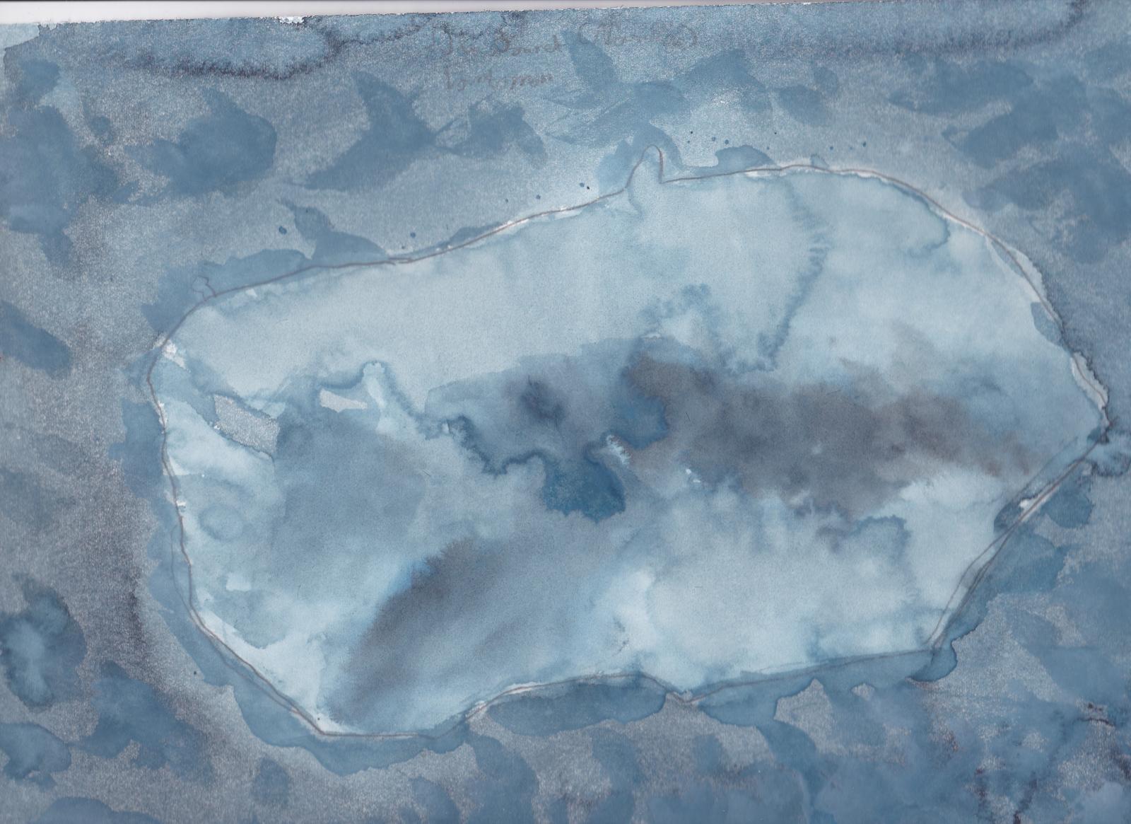 L\'Ile Bouvet, petite île glacée de l\'extrême sud de l\'Atlantique, point le plus froid en été à cette latitude, recouverte par la neige à 93% ( Ile Bouvet )